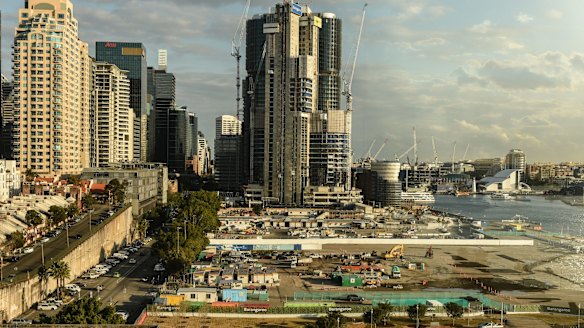 There is still pressure to allow greater height and floor space in Central Barangaroo. 