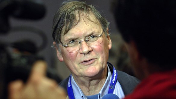 Mocked on social media: Sir Tim Hunt.