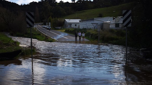 Weak storms and heavy rain crossed much of NSW, falling on already saturated areas.
