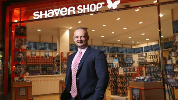 Shaver Shop chief executive Cameron Fox is driving a big expansion of the retail network in the next three years.
