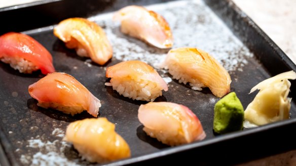 Nigiri sushi goes luxe at Toko.