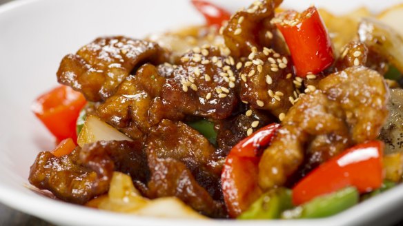 Aussie-Chinese classic: sweet and sour pork.