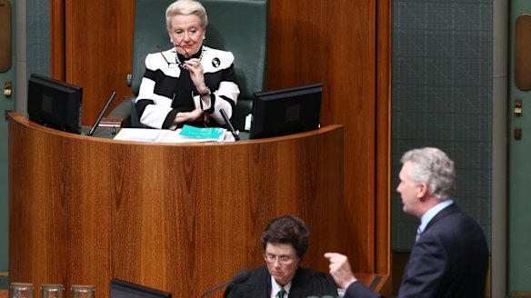 Manager of opposition business Tony Burke wants Bronwyn Bishop out of the Speaker's chair. 