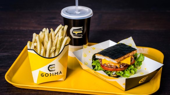 Burgers with a rice-based twist at Gojima.