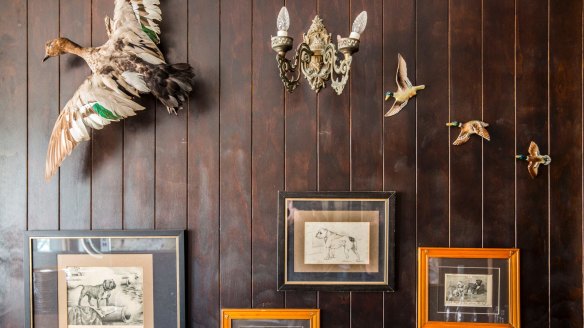 Feathered taxidermy flies east for the spring.