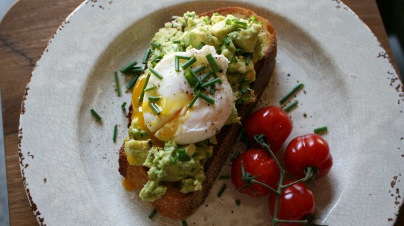 A poached egg on avocado toast: totally possible in a work kitchen. 
