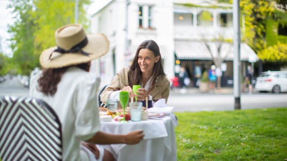 Entrecote's bistro-tables-for-hire.