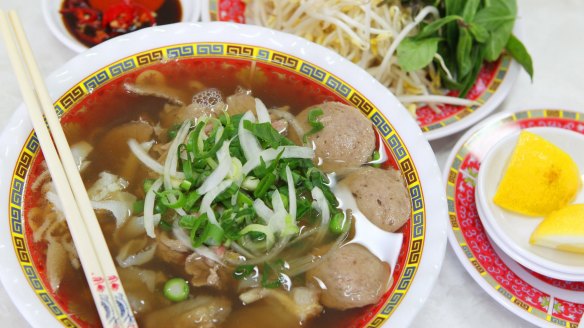 Pho from Pho Tau Bay, Cabramatta. 