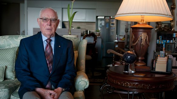 Professor Murray Gillin says his stay at an Aveo village in Kew cost him hundreds of thousands of dollars. 