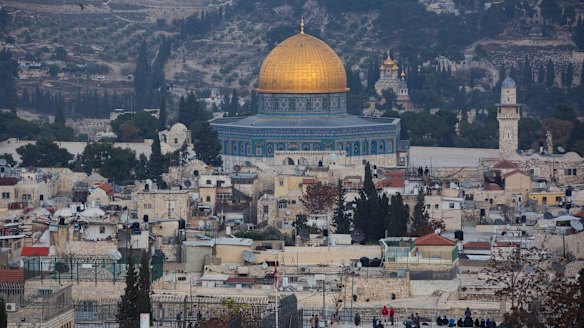 A view of Jerusalem's old city.