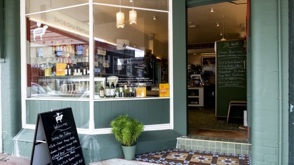 Customers come for the ethically sourced produce but stay for the chat at the new Feather and Bone shop.