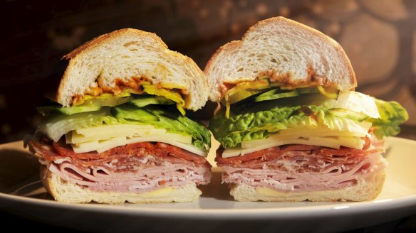 Neil Perry's ultimate deli sandwich - hold the tomato.