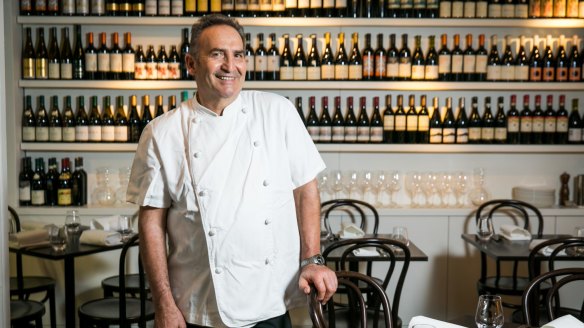 Tinello's head chef Eugenio Riva.