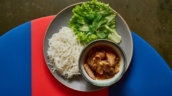 Bun cha Hanoi is one of the northern Vietnamese specialties that have been added to the menu that also features old favourites from Tho Tho and Thy Thy.