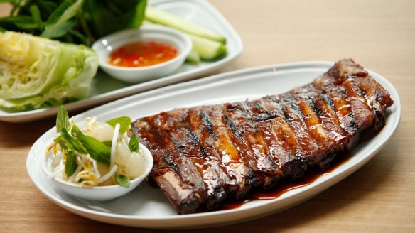Coconut barbecue ribs, an early favourite at Dandelion.