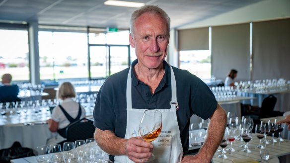 Fighting Gully Road winemaker Mark Walpole at the Australian Alternative Varieties Wine Show in Mildura. Walpole says that the second coming of Australian rosé has much more diversity. 