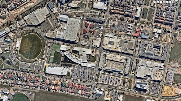 Today's Gungahlin Town Centre, as of April.