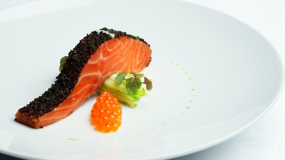 The iconic confit ocean trout.