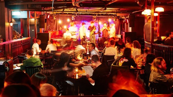 Music is on the menu at Mary's Underground in Circular Quay.