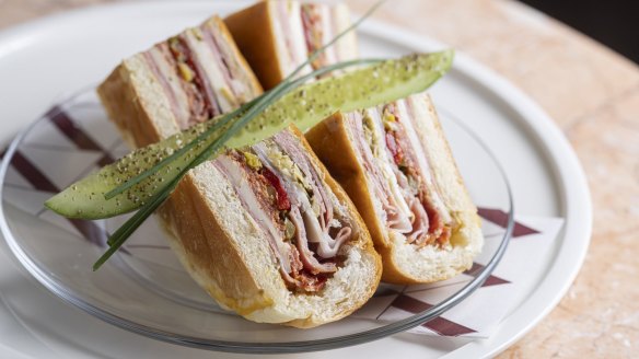 Dame's muffaletta sandwich.