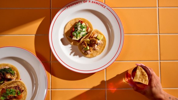 Tacos are one of many Mexican dishes on the menu.