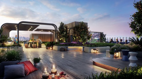 A roof garden is included in the $83-million redevelopment of the Kogarah RSL. 