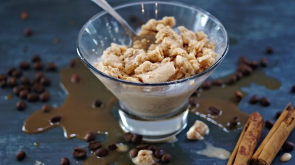 Summer-friendly frozen chai latte.