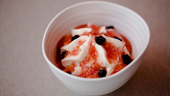 An unassuming fig sundae has hidden layers.