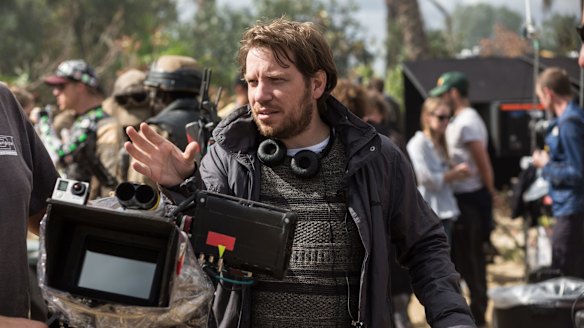 Director Gareth Edwards on set.