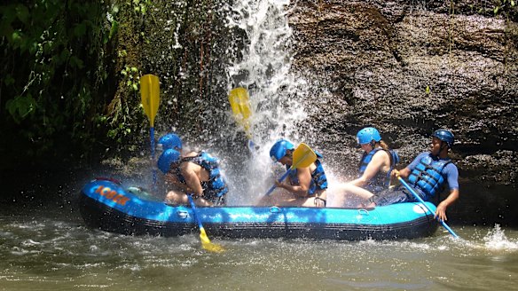 White-water rafting in Bali on the Ayung river