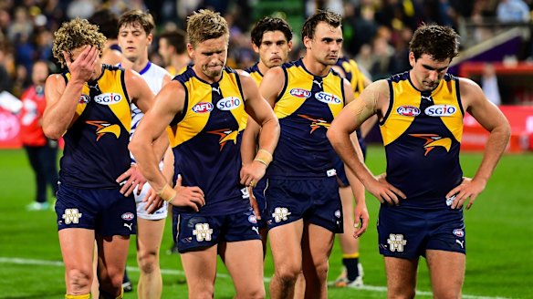 Coach Adam Simpson says the players are "hurting as much as the coaches are and the club and the members and supporters".