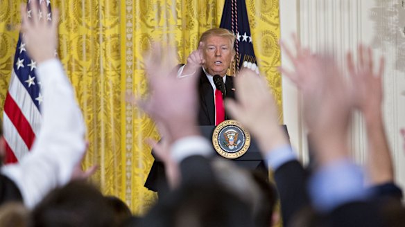 Donald Trump's 75-minute press conference.