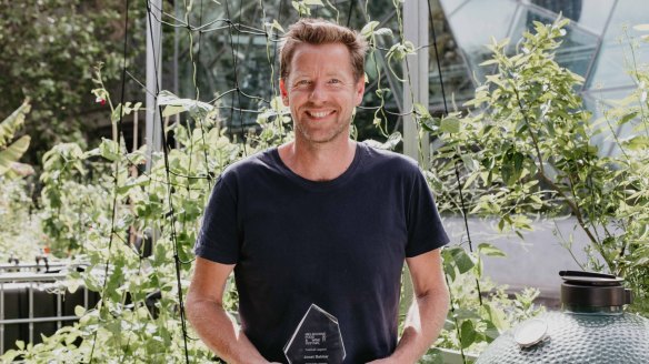 Future Food System and Greenhouse creator Joost Bakker was recognised in a brand-new award for championing sustainability in food.