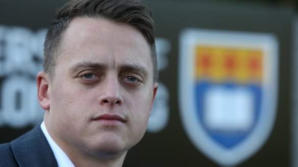 Australia Workers Union official Misha Zelinsky.