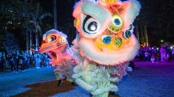 Lion dancers will perform on the Tuesday, Wednesday and Sunday evenings of the festival.