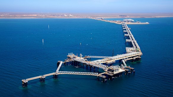 Chevron's Gorgon plant exports 100 per cent of the gas it produces to Asia.