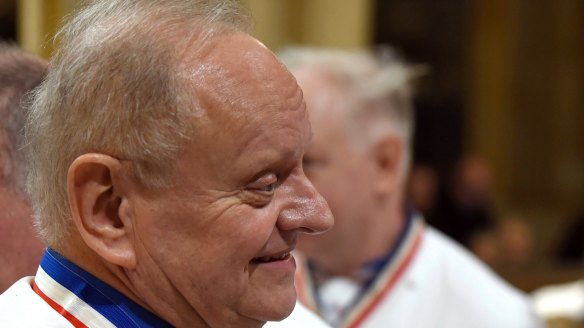 Joel Robuchon was hugely influential in the food world. 