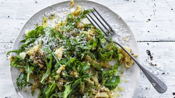 Caramelised fennel salad.