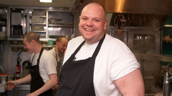 The Michelin-starred chef before embarking on his low-carb plan.