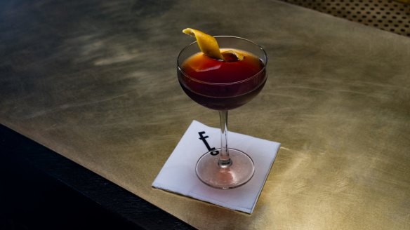 The signature manhattan is made to a recipe that dates back to the 1860s.