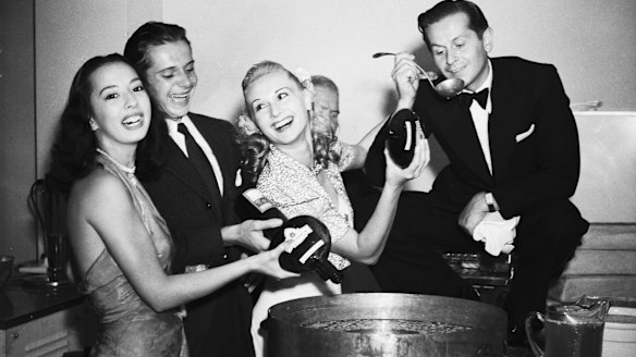 Russian New Year's Eve party at Romano's in Sydney.