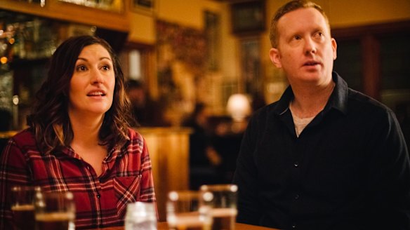 Rosehaven stars Celia Pacquola and Luke McGregor.