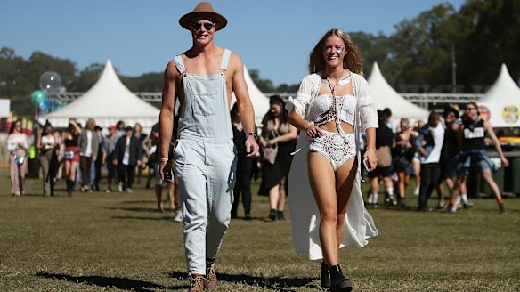 Just as important as the music is festival fashion.