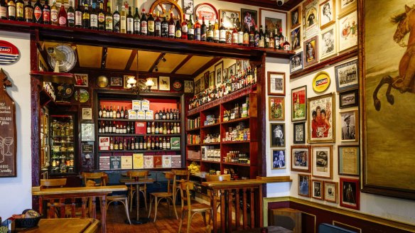 The old-school European aperitif venue has a strong focus on vermouth and sherry.