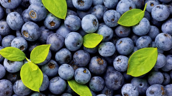 Blueberries are rich in anthocyanins.