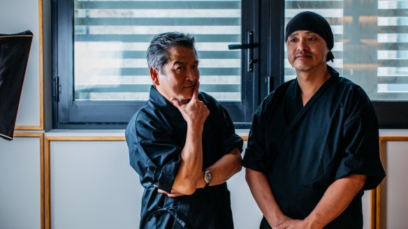 Chef Hirofumi Kano and owner Hirofumi Fujita at Besuto.