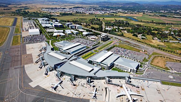 The airport would initially be the size of Canberra Airport. 