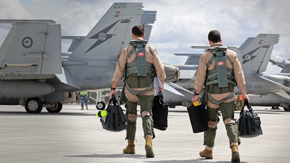 'No-kidding ready to go': RAAF starts practice runs in Middle East