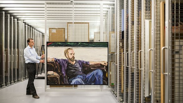 National Portrait Gallery registrar Bruce Howlett who will be give tours of the NPG stores as part of International Museum Day on Sunday