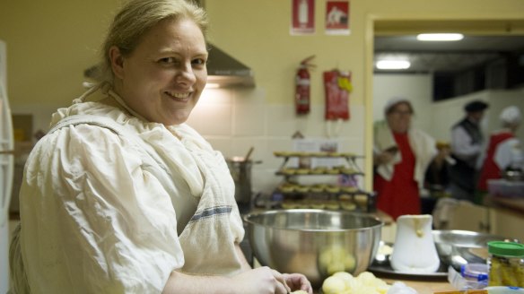 Head chef Trudi Lynch (Baroness Gertrud von Ritzebuttel).